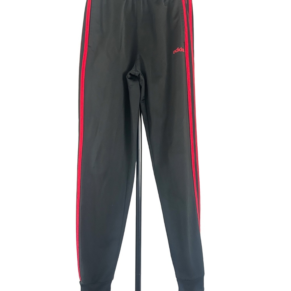 Adidas Black Joggers sz large 14/16 girls